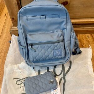 lug matte lux volley mini backpack NWOT and metro xl NWT- blue moon